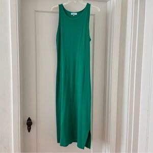 Michael Stars Vibrant Kelly Green Midi Dress